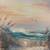original signed oil canvas painting art seascape pastel beach ocean 3 thumbnail