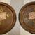 Vintage Schlitz Beer Chalkware Barrel Head pair 1 thumbnail