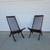 Contemporary Modern Wood Outdoor Folding Chairs 5 thumbnail