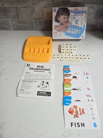 2 in 1 Educational Letters/Numbers Game 1