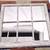ANTIQUE RUSTIC WINDOW MIRROR - ORIGINAL 70 YEAR OLD WINDOW FRAME - RA 9 thumbnail