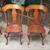 Rare Amazing Balloon Back Claw Feet Solid Wood Chairs w/ Captain 1 thumbnail