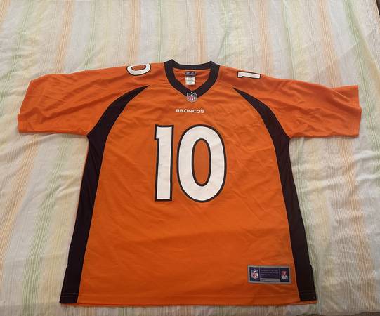 Denver Broncos NFL pro line Jerry Jeudy 10 football orange jersey XL 1