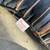4 piece outdoor patio furniture cushions in gray/orange stripes (made by sunbrel 2 thumbnail