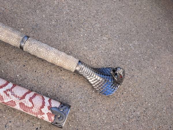 Cobra head katana sword 1