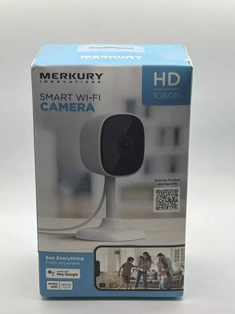3 NEW MERKURY SMART WI-FI CAMERA HD 1080P WITH NIGHT VISION 2-WAY AUDI 1