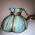 Vintage Marbled Slag Glass Hanging Victorian Style Light 24 thumbnail