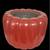 Japanese lacquer hibachi red copper Meiji Vase Antique  planter 16 thumbnail