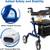 Heavy Duty Rollator with Seat - New in Box - Holds up to 350 lbs 6 thumbnail