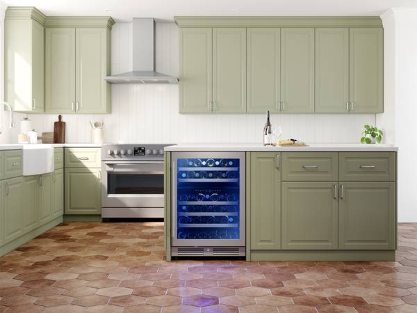 Zephyr—PRW24C02CG; 24” Dual Zone Wine Cooler – 45-Bottle - $1,100 (santa rosa)63438548755843124