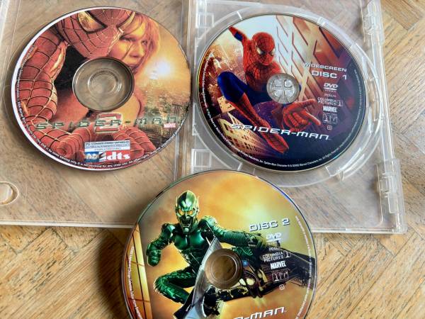SPIDER MAN DVD LOT 1