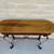 Beautiful wrought iron and wood sofa table. 4 thumbnail