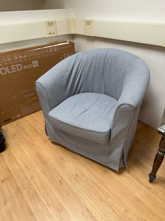 Gray Tullsta Armchair 1
