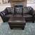 Brown Leather Ottoman (sofa and chair listed separately) 5 thumbnail