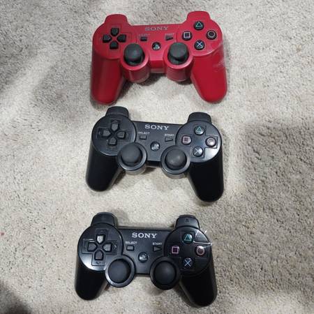 Three ps3 controls for parts - $25 (San Francisco)