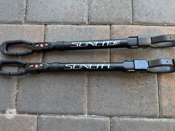 Sunlite adjustable bar (2) for step through bikes 1