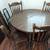 Extendable Dining table + 4 Chairs + extending boards 2 thumbnail