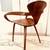 Norman Cherner Arm Chair Plycraft Mid Century Modern danish knoll dwr 3 thumbnail