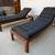 IKEA Pool Loungers w Cushions and Side Table 1 thumbnail