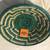 EL PASO SADDLE BLANKET SOUTHWEST DECORATIVE BASKET 9" GREEN [NEW] 3 thumbnail