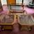 Oak and Glass with Gold Trim Coffee Table, 2 End Tables and Sofa Table 1 thumbnail