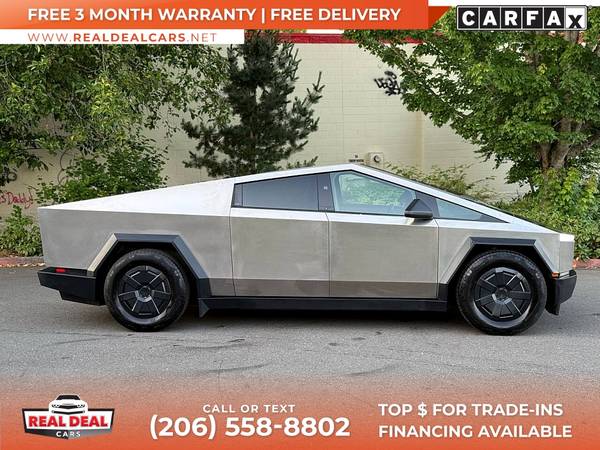 $1,189/mo - 2025 Tesla Cybertruck Base AWDCrew Cab - $76,999 (9326 Evergreen Way Everett,)63617305335553122