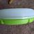 TUPPERWARE ROUND DIVIDED SERVING TRAY W/LID-LIKE NEW 1 thumbnail