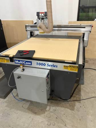 Multicam 4x4 CNC Router with Vac Hold 1