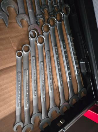 craftsman combination metric wrench set unique rare 1