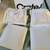 Crate&Barrel White Porcelain Square Plates 2 thumbnail