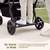 New Foldable Double Baby Child Stroller Sit & Stand Lockable Wheels Grey Color 4 thumbnail