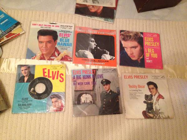elvis 45's 1