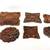 Collection of Vintage Carved Wooden Trivets in Various Sizes & Designs 9 thumbnail