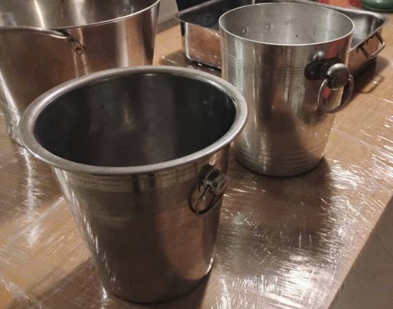 Two Wine Buckets ... Each 1