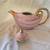 HALL CIRCA 40'S 6 CUP ALADDIN PINK TEA POT 4 thumbnail