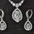 .. GIVENCY Elegant Jewelry Set Crystal Earrings and Necklace 1 thumbnail