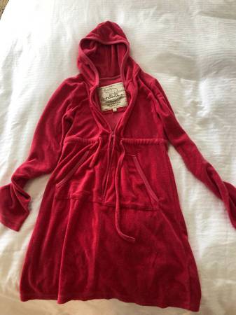 Pink Terry Cloth Cocoa Brand Swim Coverup - Size Womens/Juniors Small 1
