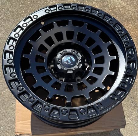 Brand New 17x8.5 Satin Black Fuel Style Wheels 6x139 All 4 Price Firm 1