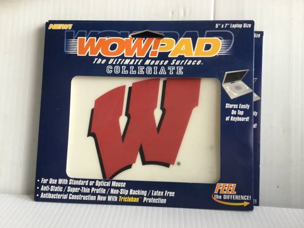University of Wisconsin Mini Mouse Pad Set of 3 1