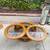1980s 3 tier solid oak swivel coffee table 6 thumbnail