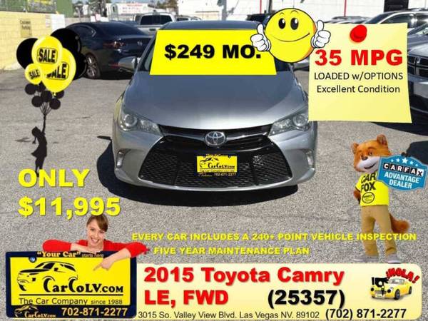 2015 Toyota Camry LE, FWD 1