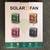 NEW👉🏻Portable Cordless Solar Box Fan LED Light USB Power Bank 13 thumbnail