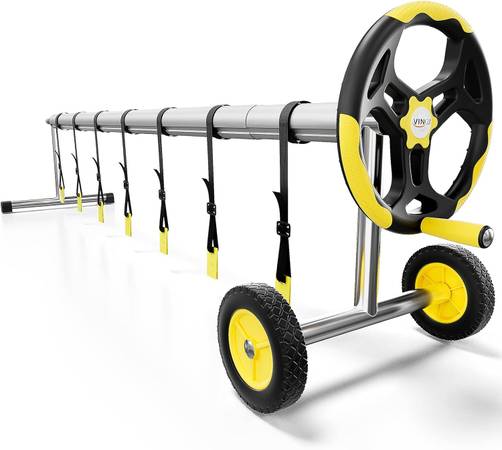 Pool Cover Reel Set - 18 ft 1