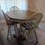 Dining table(counter-top height), 6 swivel pub chairs 2 thumbnail