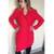 St. John Santana Knit Skirt & Long Jacket Suit - Red - Size 10 5 thumbnail