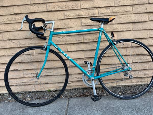 Bicicleta de carretera vintage Trek Pro Series USA de 58 cm - verde azulado clásico - $325 (cupertino)63470081717891120