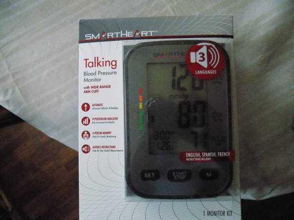 Talking Blood Pressure Monitor Brand New 1
