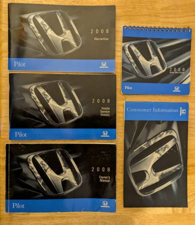 2008 Honda Pilot Owners Manual 1