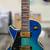 AIO Wolf WLP 750T Left-Handed Electric Guitar - Blue burst GS-061 3 thumbnail