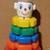 Vintage Playskool Clown Jingle Ring Stacking Toy 1 thumbnail